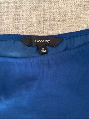 Glassons Deep Blue Scoop Neck Tank